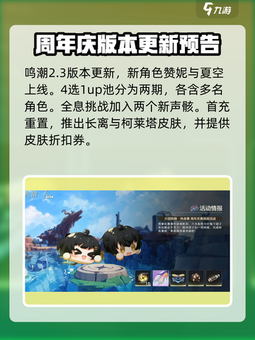 鸣潮🎉一周年：超多庆典内容曝光！截图2