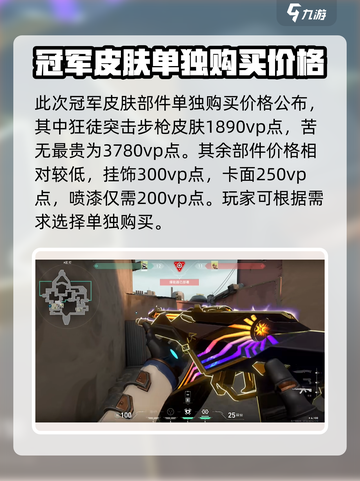 无畏契约冠军皮肤价格是多少介绍截图3