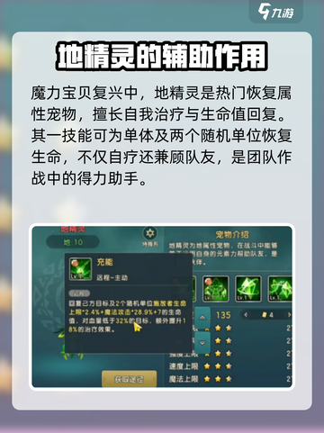 魔力宝贝复兴地🔥精灵超详细解析来啦！截图2