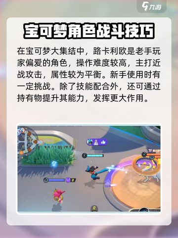 宝可梦大集结路卡利欧持有物用什么介绍截图2