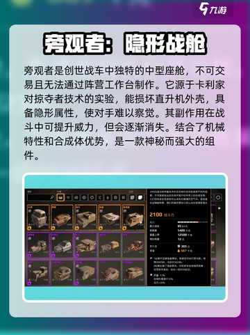 创世战车旁观者实力大起底！💥游戏党必看🔥截图2