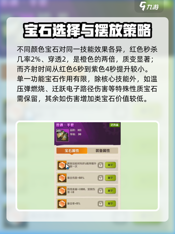 向僵尸开炮宝石搭配推荐阵容介绍截图2