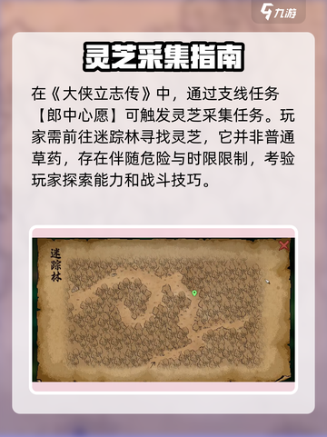 《大侠立志传》灵芝位置大起底🔥超全获取攻略来啦！截图2