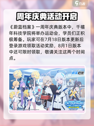 《蔚蓝档案一周年庆典开启！🎮》截图2