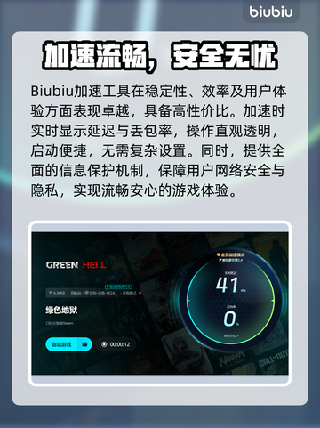 🎮绿色地狱延迟丢包？速试这些加速器！截图4