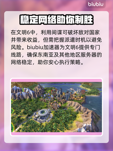 文明6加速器推荐⚡玩游戏再也不怕卡顿了！截图3