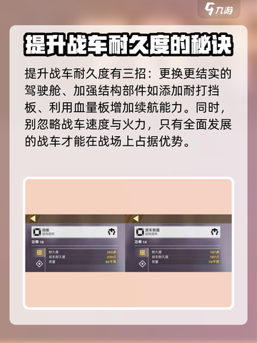 创世战车📖战车耐久度揭秘！新手必看🔥截图4