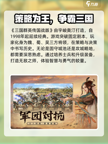 三国群英传国战版🔥制作公司大起底！游戏迷必看👇截图2