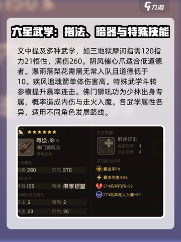 大江湖之苍龙与白鸟全武学一览介绍截图5