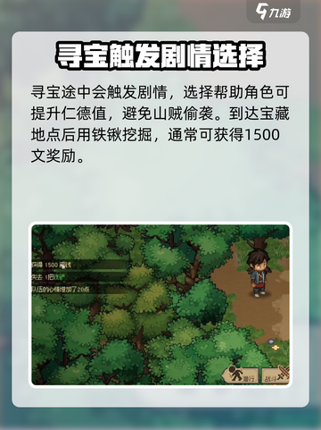 大侠立志传迷踪林藏宝图位置介绍截图3