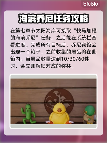 最终幻想7重生💥乔尼收藏展品全攻略📍截图3