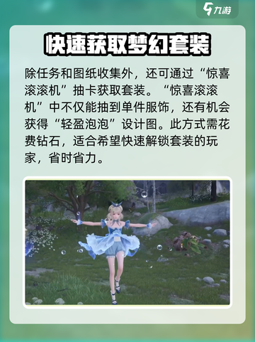 无限暖暖🔥轻盈泡泡套装获取攻略来啦！截图3