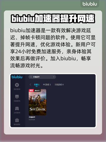 灵魂面甲🔥加速器推荐，玩游戏必备！🎮截图2