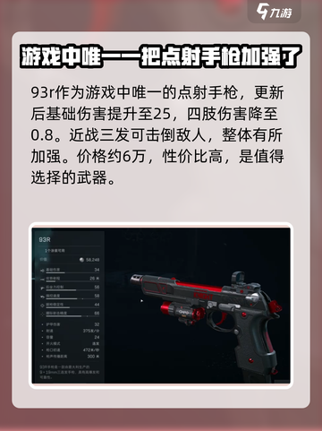 三角洲行动93R手枪介绍介绍截图2