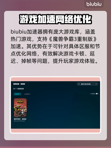 魔兽争霸3重制版卡顿🔥加速器推荐⚡截图4