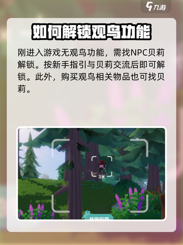 心动小镇观鸟操作怎么做介绍截图2