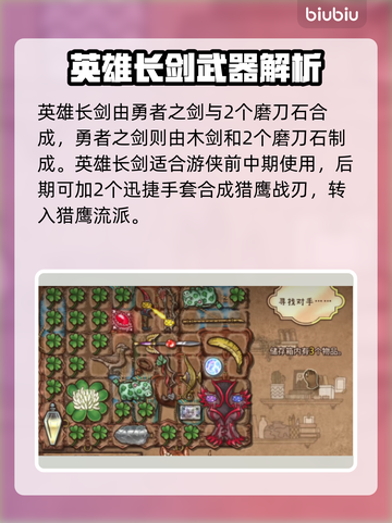 背包乱斗英雄长剑合成🔥游戏秘籍大公开！截图2