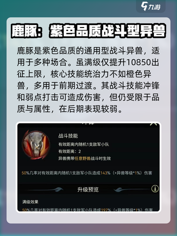 《野兽领主新世界》鹿豚实战技能大揭秘！🔥鹿豚截图2