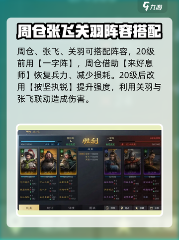 三国谋定天下🔥周仓阵容搭配大全，助你称霸战场！截图2