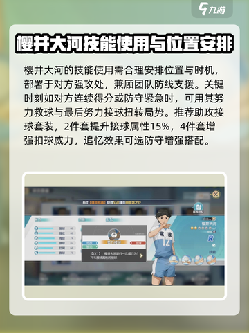 排球少年手游🔥樱井大河超强球员详情曝光！截图4