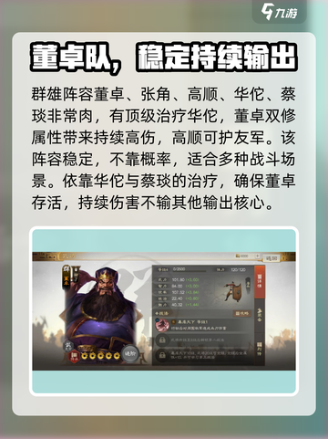 三国志战棋版后期阵容怎么搭配介绍截图5