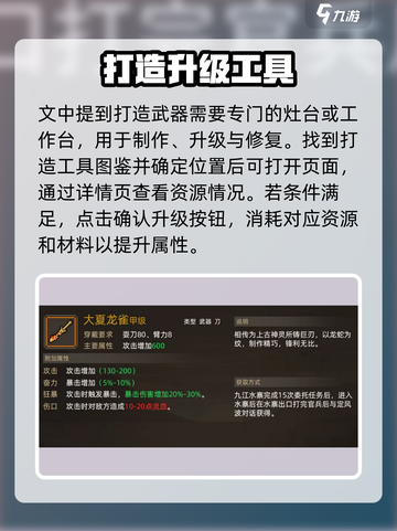 大侠立志传打造工具图鉴介绍截图4
