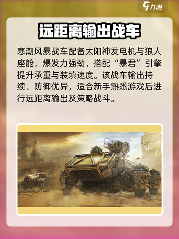 创世战车🔥新手必看！这些车帮你轻松上分⚡截图5
