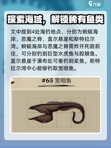 渔帆暗涌四种稀有鱼在哪介绍截图4