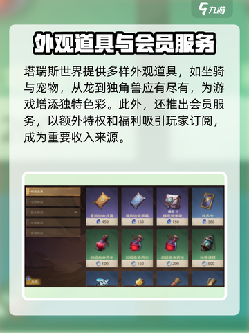 塔瑞斯世界💰收费模式大揭秘！新手必看🔥截图3