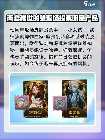 第五人格七周年返场皮肤介绍介绍截图2