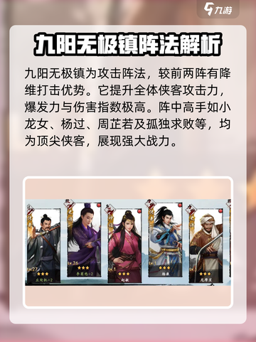新射雕群侠传之铁血丹心阵法开启条件介绍截图5