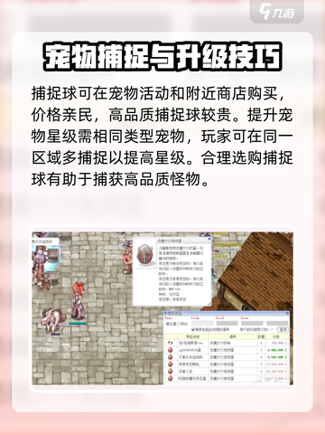 仙境传说RO新启航：宠物捕捉秘籍🔥快速上手！截图4