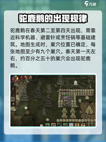 饥荒新家园🔥驼鹿鹅出现条件全揭秘！🎯截图2