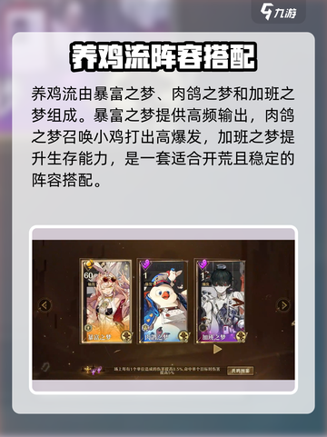 无尽梦回暴富之梦搭配攻略介绍截图2