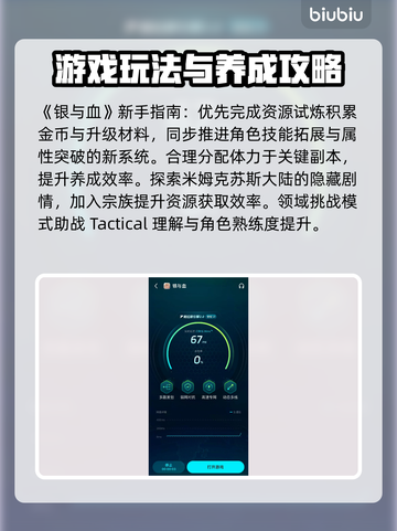 银与血国际服🔥新手必看！快速上手攻略💎截图4
