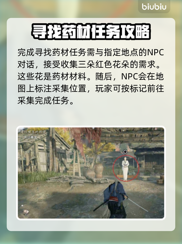 浪人崛起⚡寻找药材任务全流程解析！🔥截图2