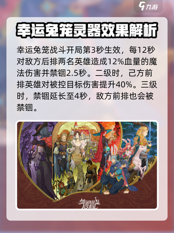 剑与远征2🔥幸运兔笼作用全解！新手必看🎁截图2