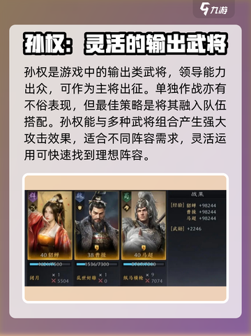 三国谋定天下🔥武将强度排行揭秘！📌截图5