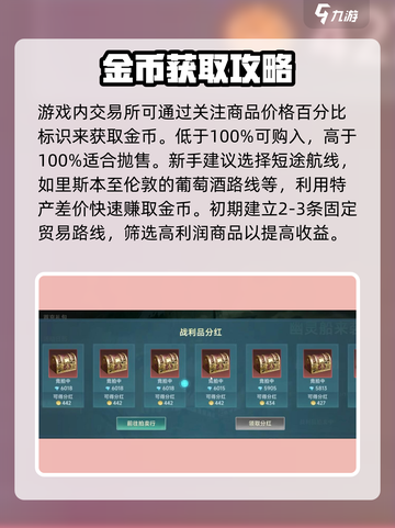 大航海时代传说金币怎么刷介绍截图2