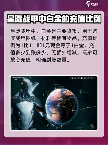 星际战甲手游🔥白金充值比例大揭秘💎截图2