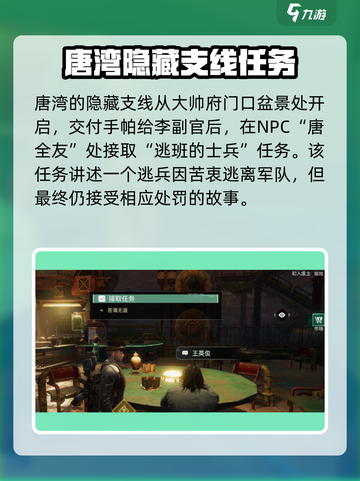 代号56🔥唐湾隐藏任务支线全攻略🎮截图2