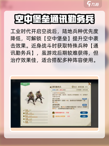 世界启元工业时代兵种大起底💥🔥截图4