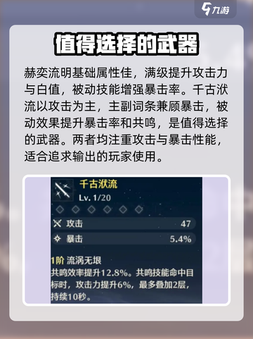 鸣潮长离专武推荐介绍截图3