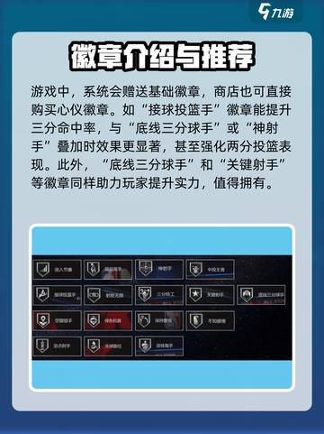 美职篮全明星徽章系统怎么玩介绍截图2