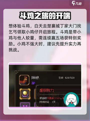 《大侠立志传》斗鸡玩法🔥超详细攻略来啦！ChickenFight🎉截图2