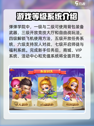 弹弹堂大冒险等级开放功能一览介绍截图2