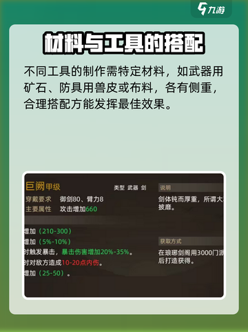大侠立志传打造工具图鉴介绍截图3