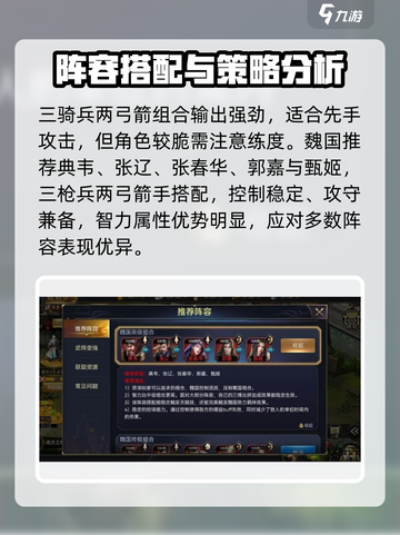 三国之旅阵容推荐介绍截图3