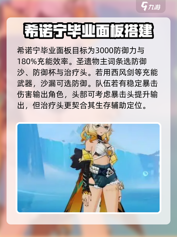 原神⚡希诺宁培养攻略，快速养成秘籍🎉截图7