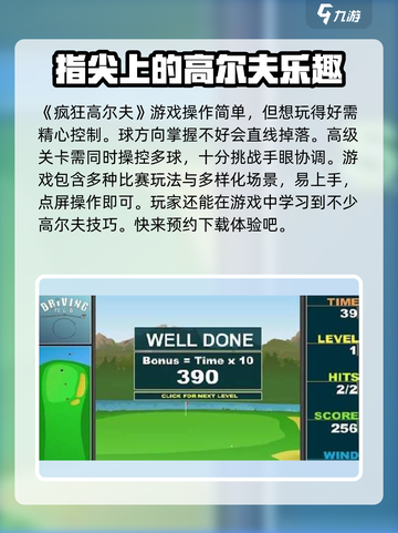 疯狂高尔夫🔥超好玩！攻略玩法全揭秘🎉截图2